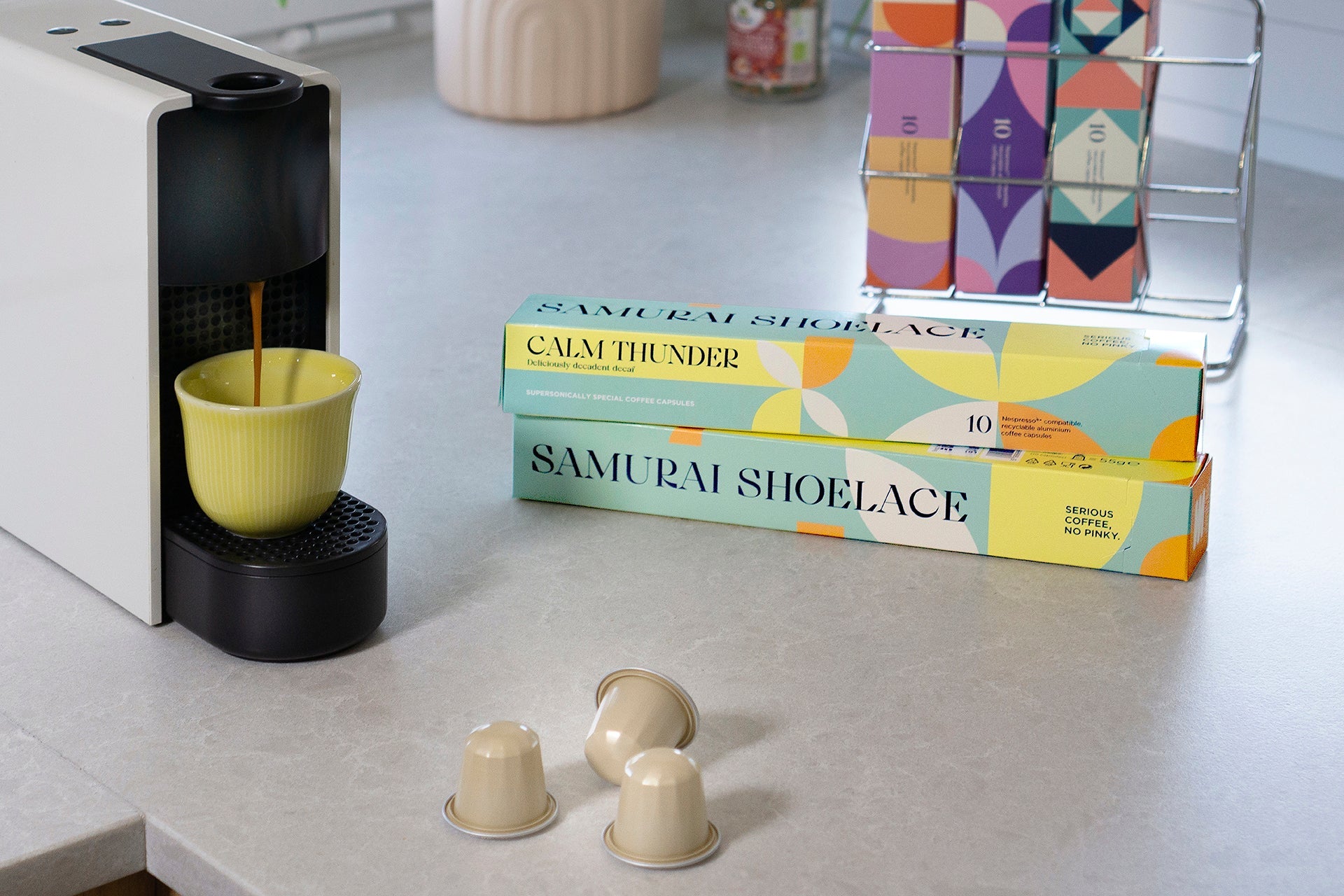 Samurai Shoelace Calm Thunder koffeinmentes kávékapszula